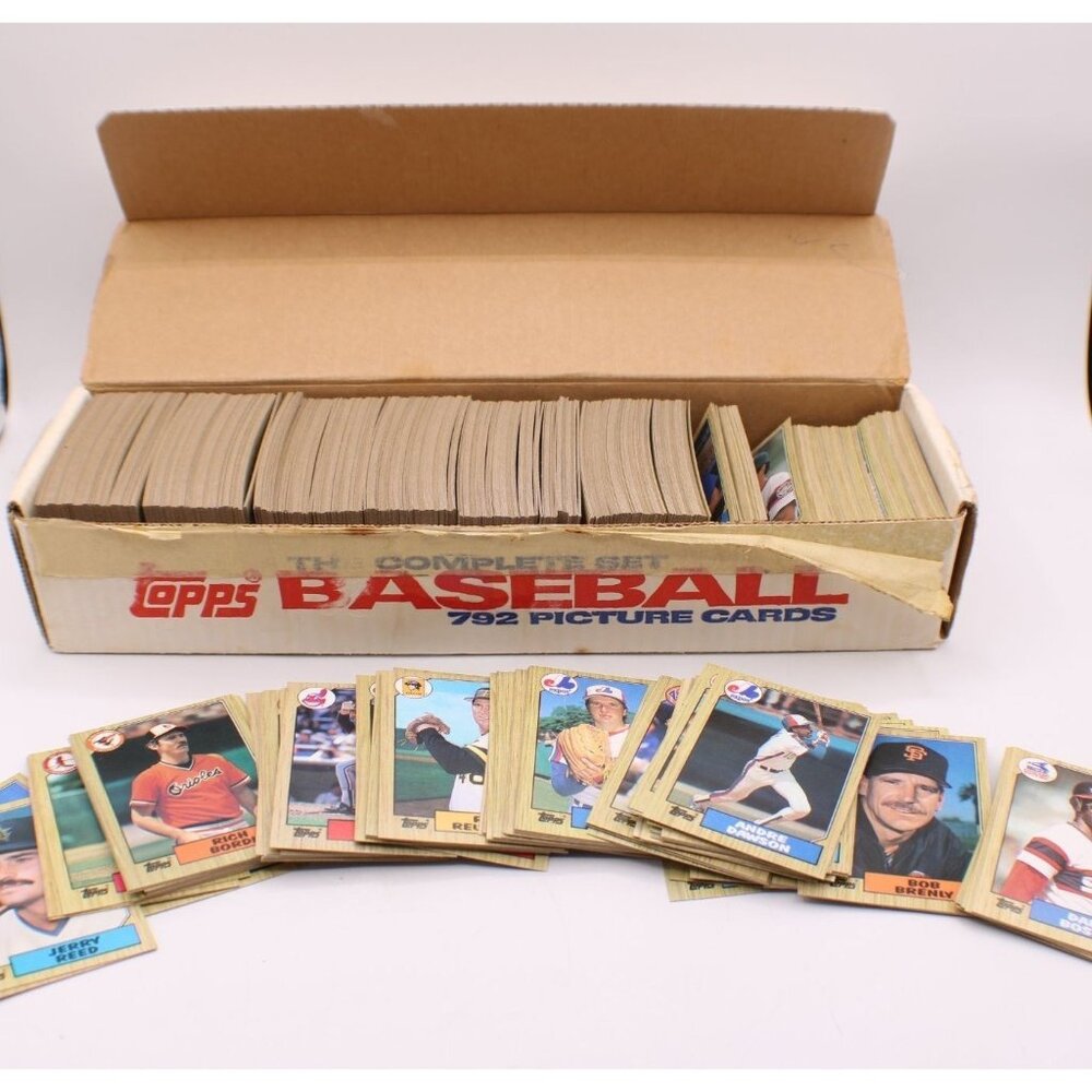 Baseball Trading Cards Topps 1985-7 Collectible In Box Sport Team Not Counted